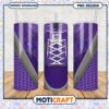 Kansas State Wildcats Purple Tumbler Design PNG File
