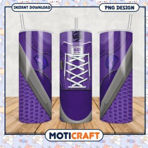 Kansas State Wildcats Purple Tumbler Design PNG File
