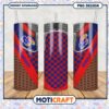 Kansas Jayhawks Tumbler Design Vibrant Red and Blue Pattern 1 Kansas Jayhawks Tumbler Design Vibrant Red and Blue Pattern