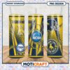 Johnson C Smith Golden Bulls Tumbler Design PNG File