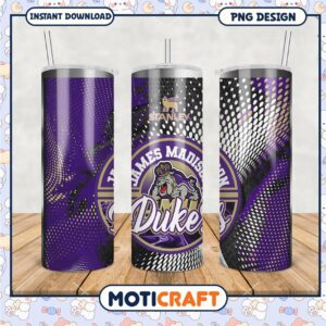James Madison Dukes Tumblers for Fans and Collectors PNG