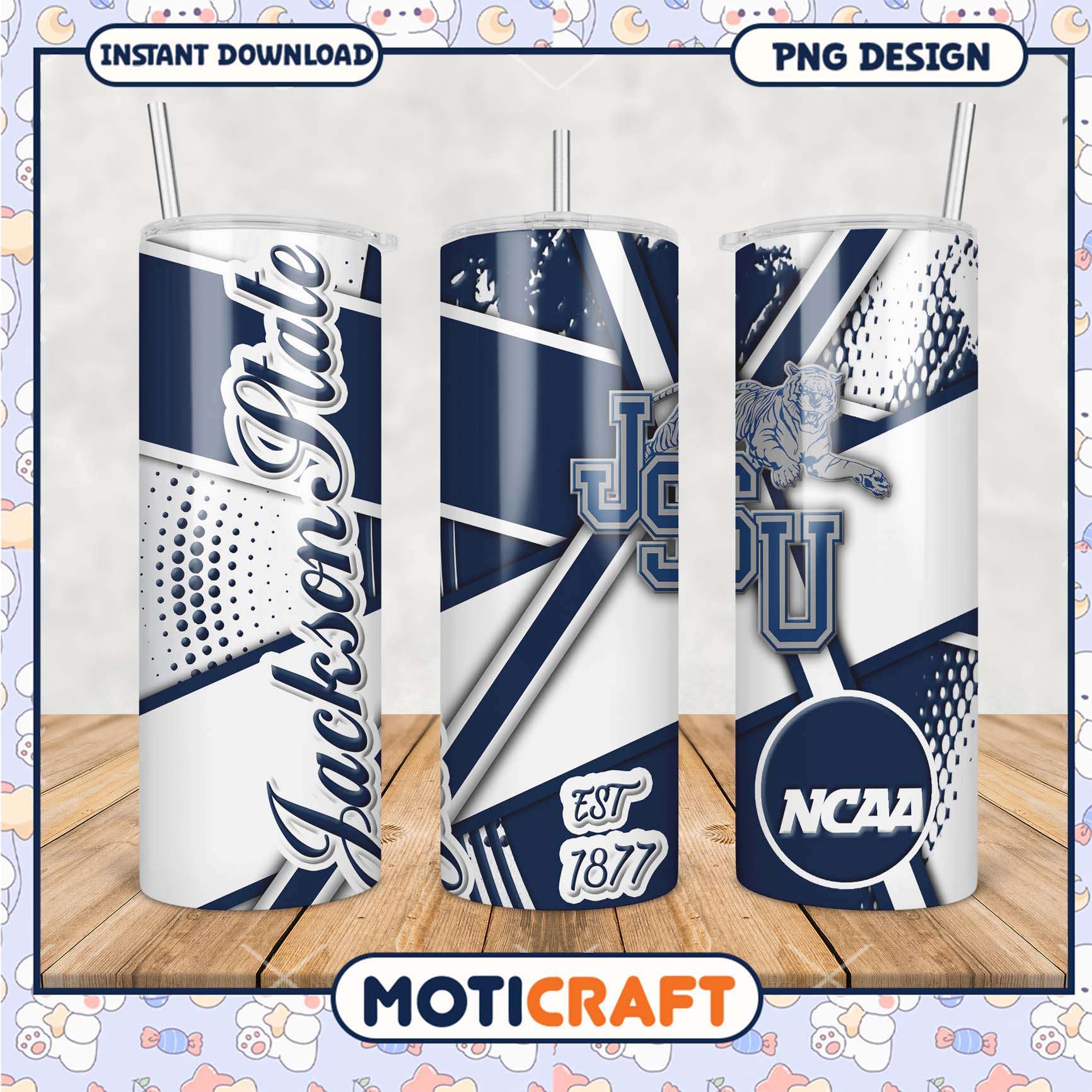 Jackson State University Tumbler Design PNG File Download Jackson State University Tumbler Design PNG File Download