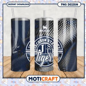 Jackson State Tigers Tumbler PNG Graphic for Fans