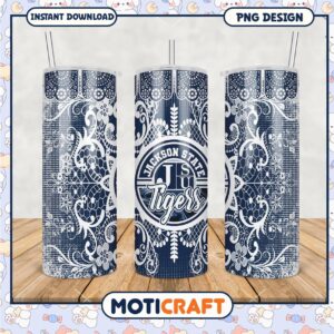 Jackson State Tigers Stylish Tumbler PNG Design for Fans