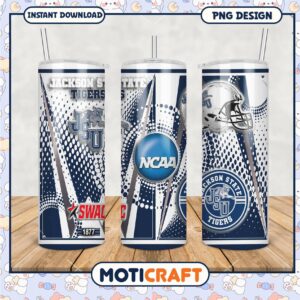 Jackson State Tigers Tumbler Design NCAA PNG Format