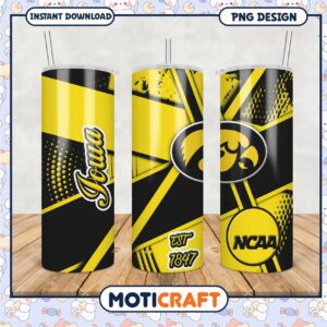 Iowa Hawks NCAA Tumbler PNG Design for Sports Fans