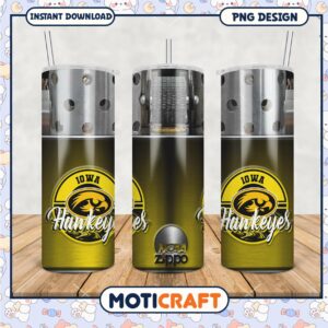 Iowa Hawkeyes Tumbler PNG Design for NCAA Fans Online