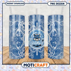 Indiana State Sycamores Tumbler PNG Design Art Print