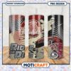 Indiana Hoosiers Tumbler Ride or Die VW Bus Design PNG
