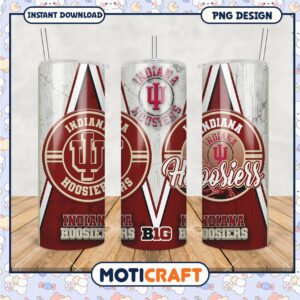 Indiana Hoosiers Tumbler PNG Design for Fans and Gifting