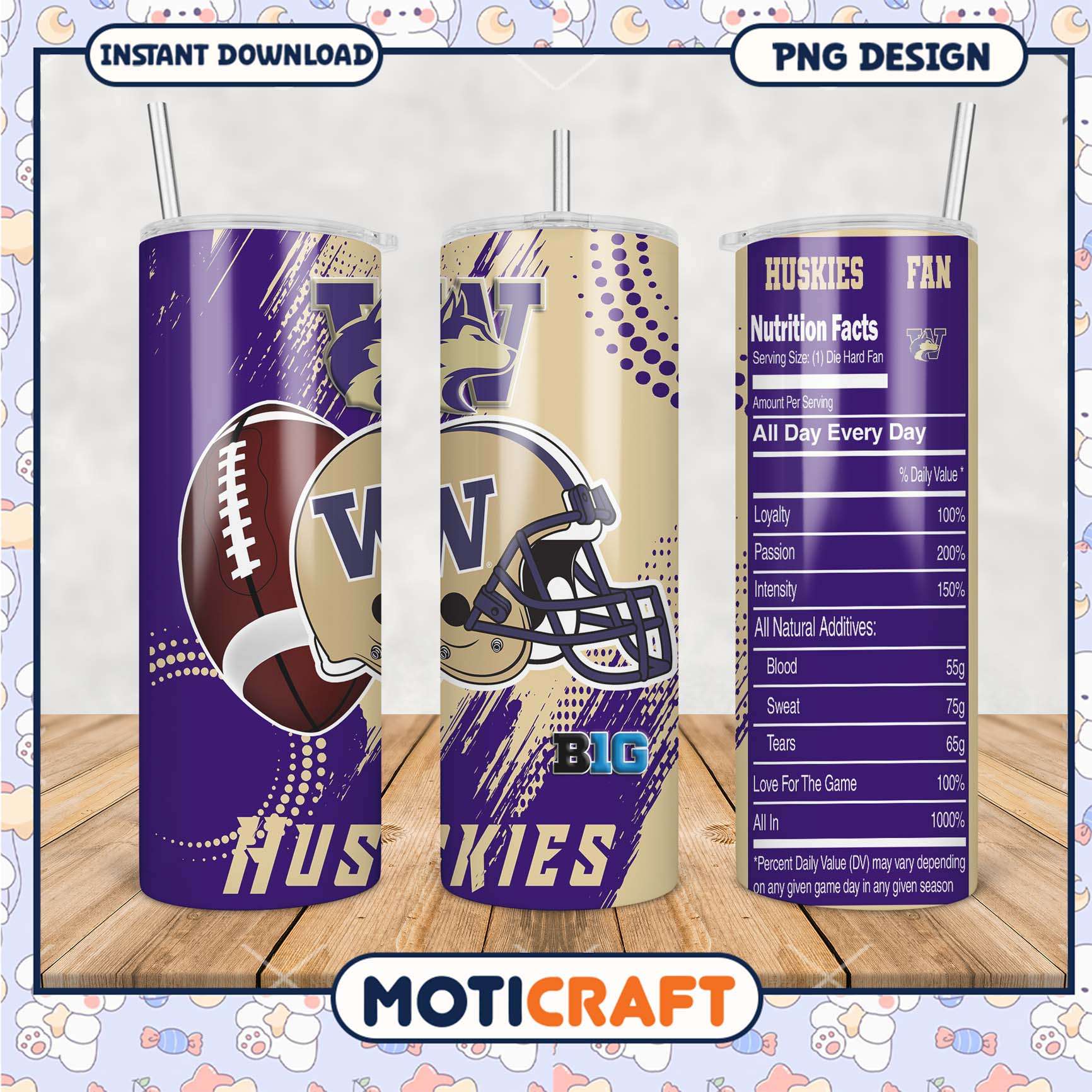 Huskies Fan Tumbler Design for Ultimate Game Day Spirit Huskies Fan Tumbler Design for Ultimate Game Day Spirit