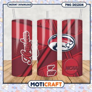 Houston NCAA Red Tumbler PNG Design Perfect for Fans