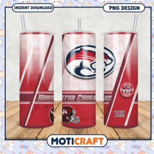 Houston Cougars Tumbler PNG Design for Team Spirit Gifts