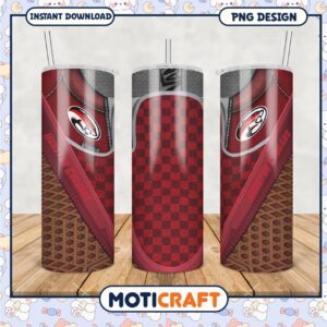 Houston Cougars Checkerboard Tumbler PNG Design File