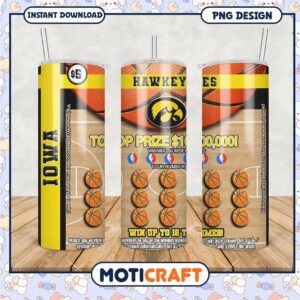 Hawkeyes Basketball Tumbler Design Win Big with $100000 Prize