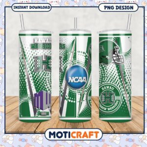 Hawaii Warriors NCAA Tumbler PNG Design for Fans