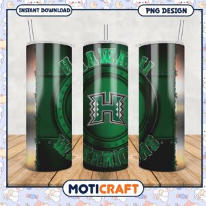 Hawaii Warriors Tumbler PNG Design for Fans and Collectors