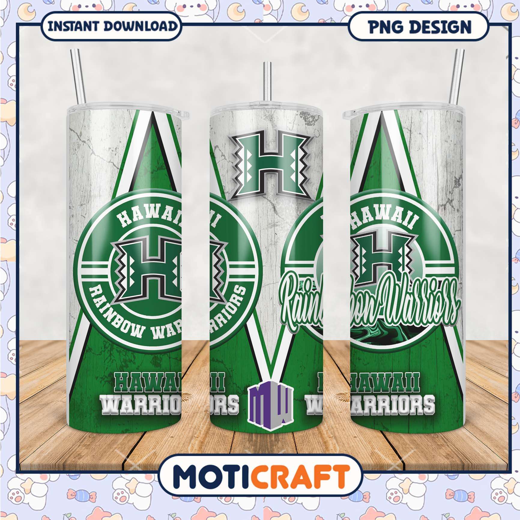 Hawaii Rainbow Warriors Tumbler PNG Graphic Design Art Hawaii Rainbow Warriors Tumbler PNG Graphic Design Art