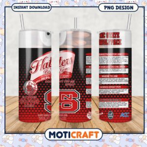 Haters Be Gone Tumbler PNG for NC State Wolfpack Fans