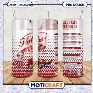 Haters Be Gone Tumbler PNG Ball State Cardinals Design Haters Be Gone Tumbler PNG Ball State Cardinals Design