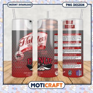 Haters Be Gone Tumbler Design for UNLV Rebels Fans