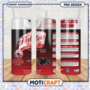 Haters Be Gone Tumbler Design for Clark Atlanta Panthers Haters Be Gone Tumbler Design for Clark Atlanta Panthers