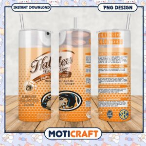 Haters Be Gone Spray Tumbler Design for Tennessee Fans