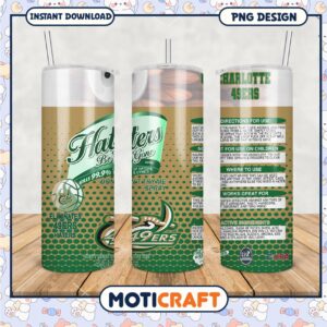 Haters Be Gone Spray for Charlotte 49ers Fans Tumbler PNG