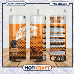 Haters Be Gone Oregon State Beavers Tumbler Design PNG