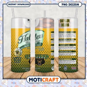 Haters Be Gone Baylor Bears Tumbler PNG Design File Haters Be Gone Baylor Bears Tumbler PNG Design File