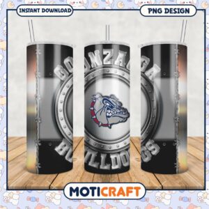 Gonzaga Bulldogs Tumbler PNG Design for Sports Fans