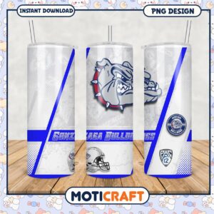 Gonzaga Bulldogs Tumbler PNG Design for Fans and Supporters