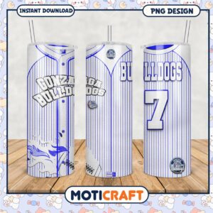 Gonzaga Bulldogs Team Jersey Tumbler PNG Design File
