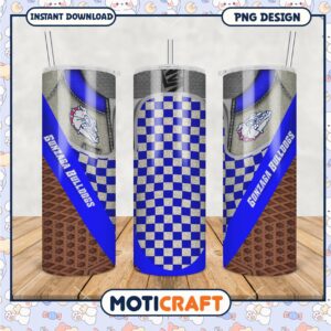 Gonzaga Bulldogs Tumbler Design PNG Graphic Download