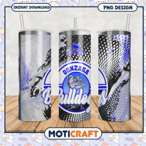 Gonzaga Bulldogs Stanley Tumbler PNG Design for Fans