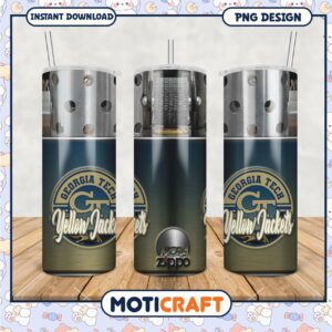 Georgia Tech Yellow Jackets Tumbler PNG for Fans