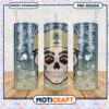 Georgia Tech Yellow Jackets Skull Tumbler Design PNG File