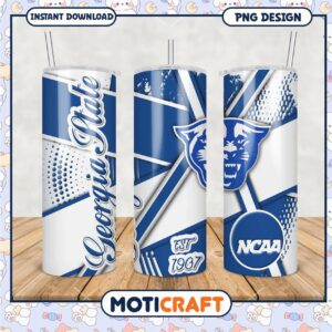 Georgia State University Tumbler PNG Design Blue Panther