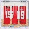 Georgia Beck Football Tumbler PNG Design for Fans 2023