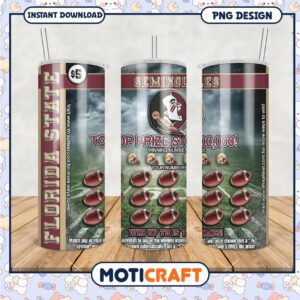 Florida State Seminoles Tumbler PNG Top Prize Awaits You