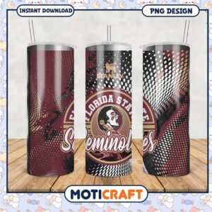 Florida State Seminoles Tumbler Design PNG File Download Florida State Seminoles Tumbler Design PNG File Download