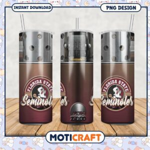 Florida State Seminoles Tumbler Design PNG Download File