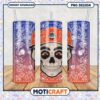 Florida Gators Skull Tumbler Design with Bandana Background