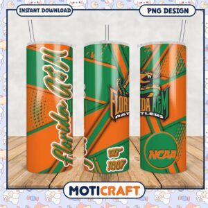 Florida A and M Rattlers Tumbler PNG Design File Download