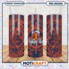 Fighting Illini Tumbler PNG Floral Design for Fans