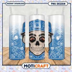 Fayetteville State Broncos Skull Tumbler PNG Design Download