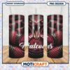 Falcons Tumbler PNG Design with Red Strike Snake Theme 1 Falcons Tumbler PNG Design with Red Strike Snake Theme