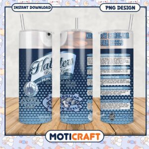 Eliminate Haters with North Carolina Tar Heels Tumbler PNG