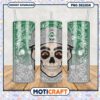 Eastern Michigan Eagles Skull Tumbler Design PNG File