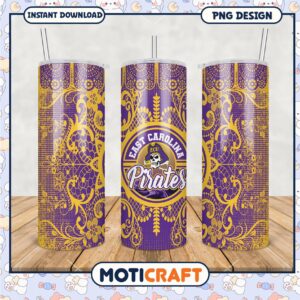 East Carolina Pirates Tumbler Design High Quality PNG File East Carolina Pirates Tumbler Design High Quality PNG File